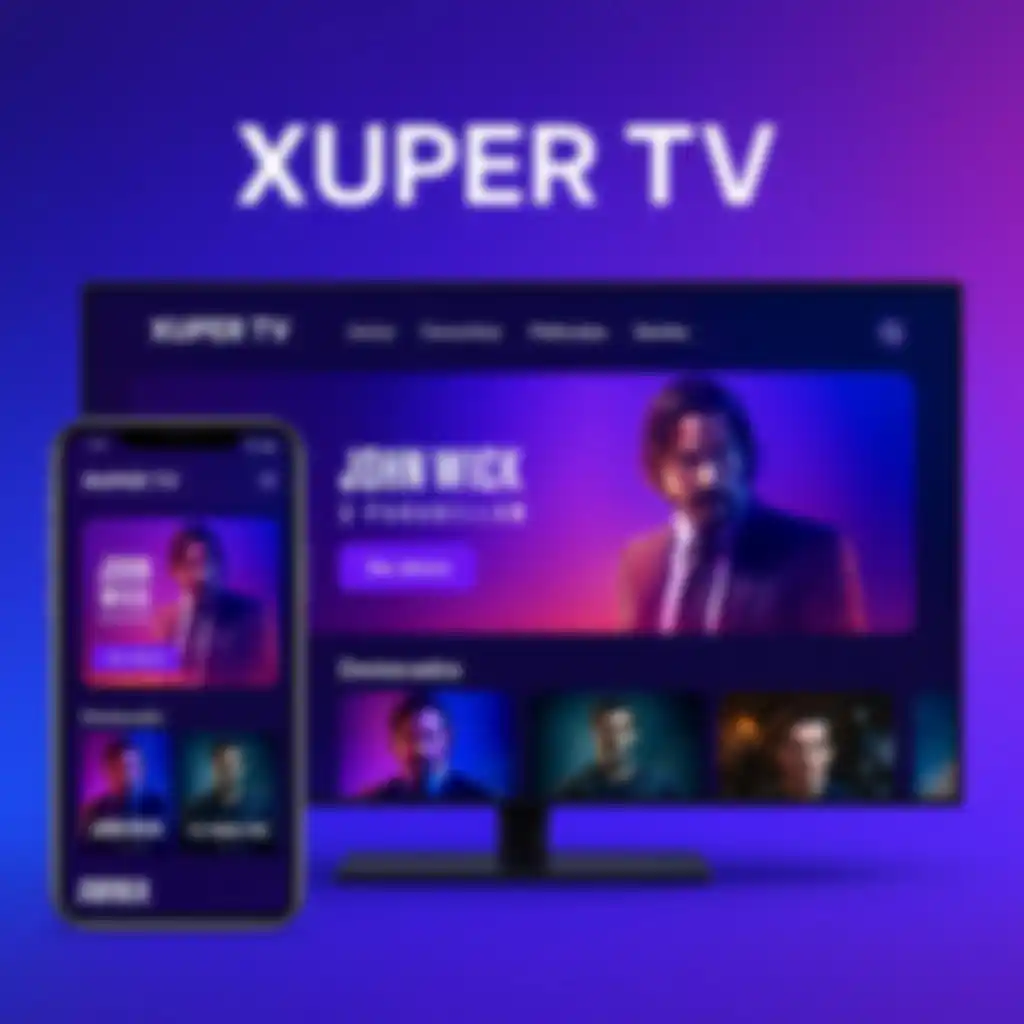Interfaz de usuario Xuper TV App